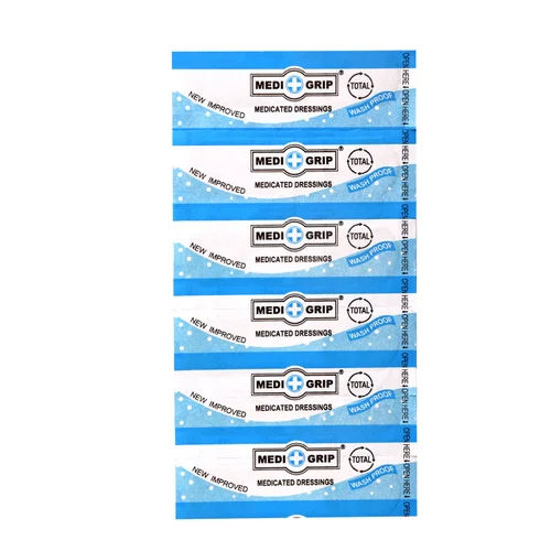 3 x  Medigrip Total Washproof Adhesive Bandage - 19mm x 70mm Paper Box WOPB16 Pack of 100
