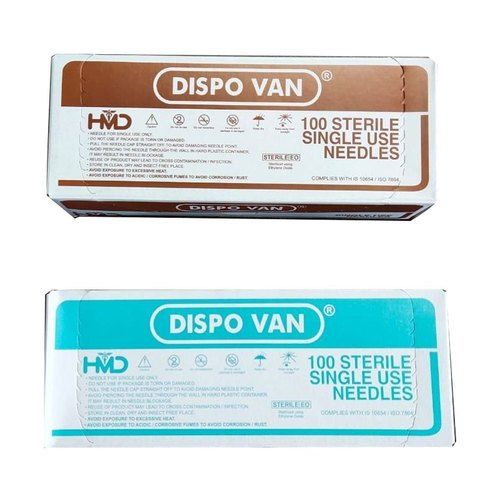 HMD Dispovan Disposable Needle - 27G x 1.5inch Pack of 100
