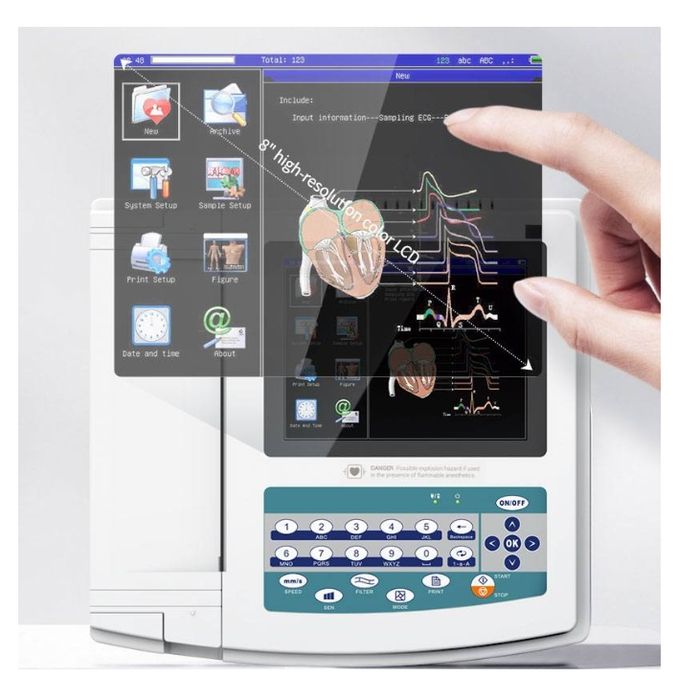 Contec Twelve Channel ECG Machine - 1200G