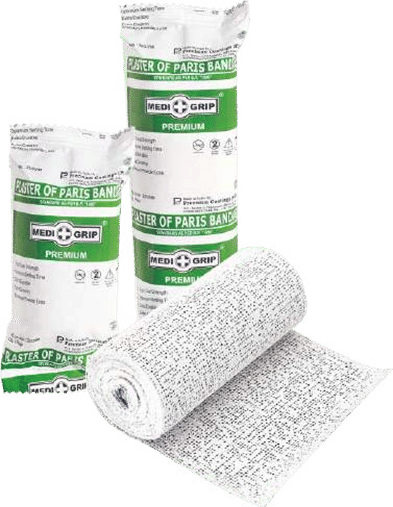Medigrip Plaster Of Paris Bandage B.P. Green - 15cm x 2.7 m Pack of 12