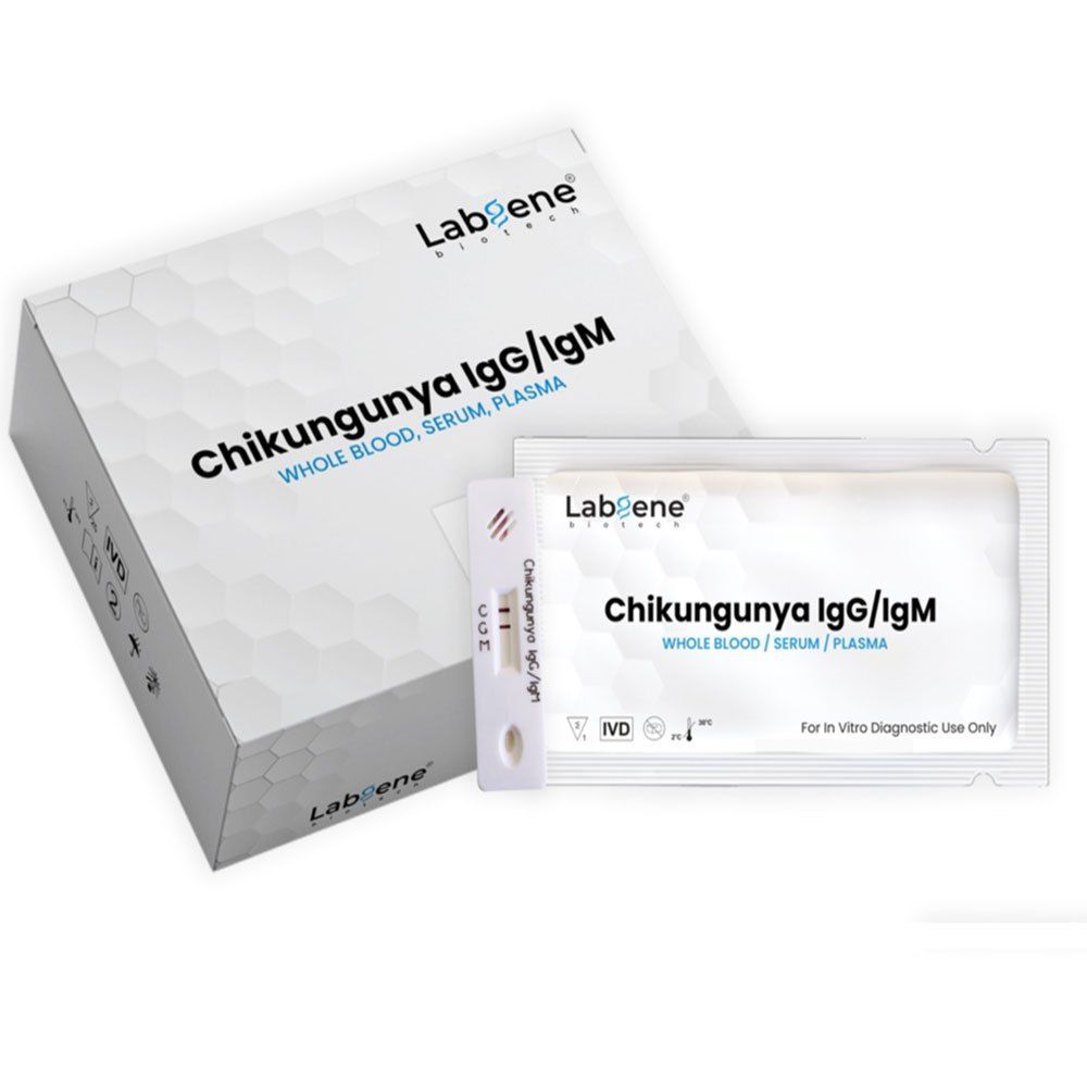 Labgene Chikungunya IgG/IgM Rapid Card - Pack of 10 Test (LG013-10T)