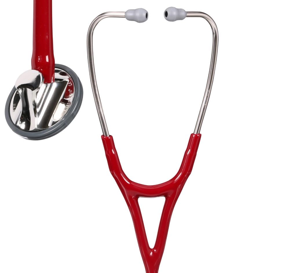 3M Littmann Master Cardiology Stethoscope (2163) - Stainless Steel Chestpiece Burgundy Tube