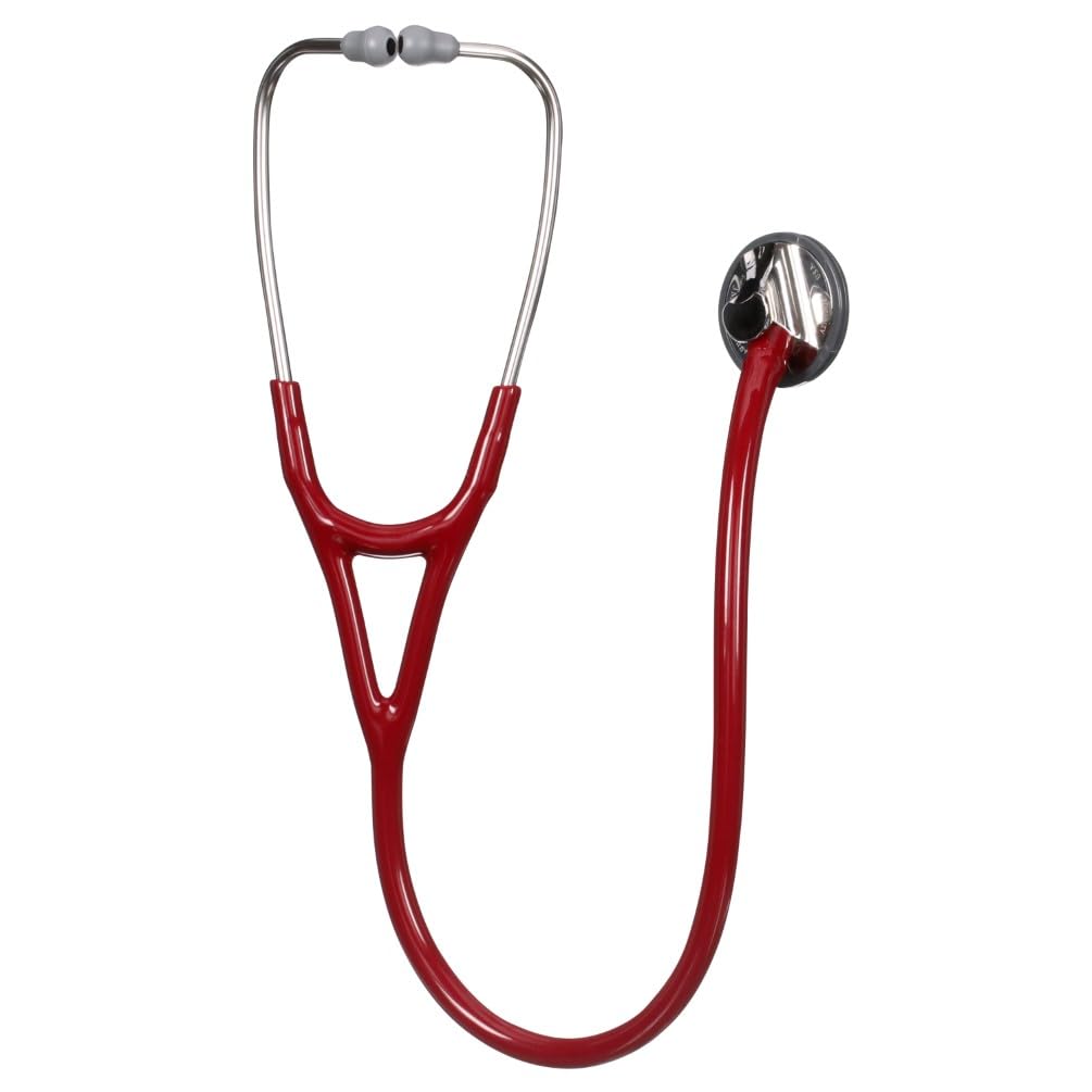3M Littmann Master Cardiology Stethoscope (2163) - Stainless Steel Chestpiece Burgundy Tube