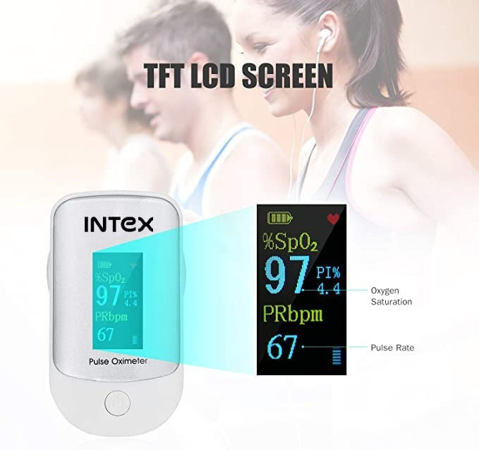 Intex Oxisure IT-OX02 Pulse Oximeter (White)