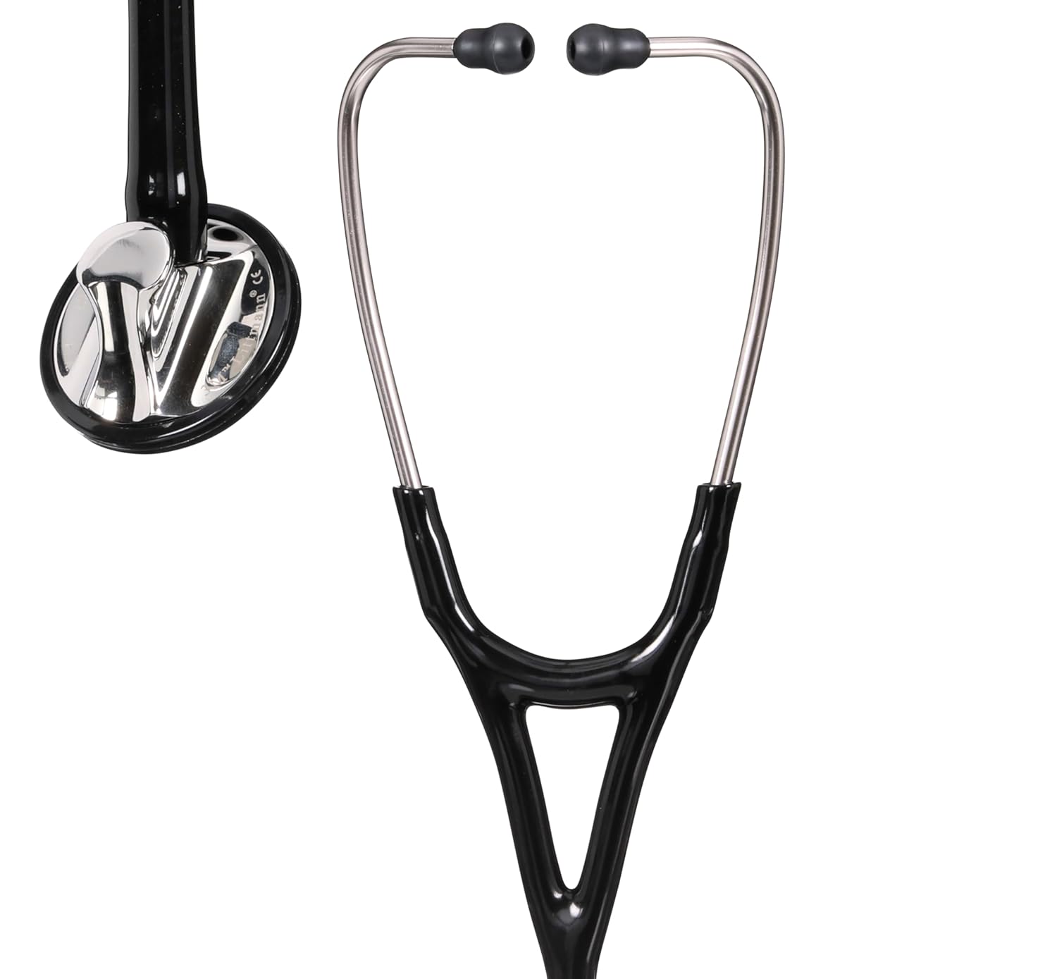 3M Littmann Master Cardiology Stethoscope (2160) - Stainless Steel Chestpiece Black Tube