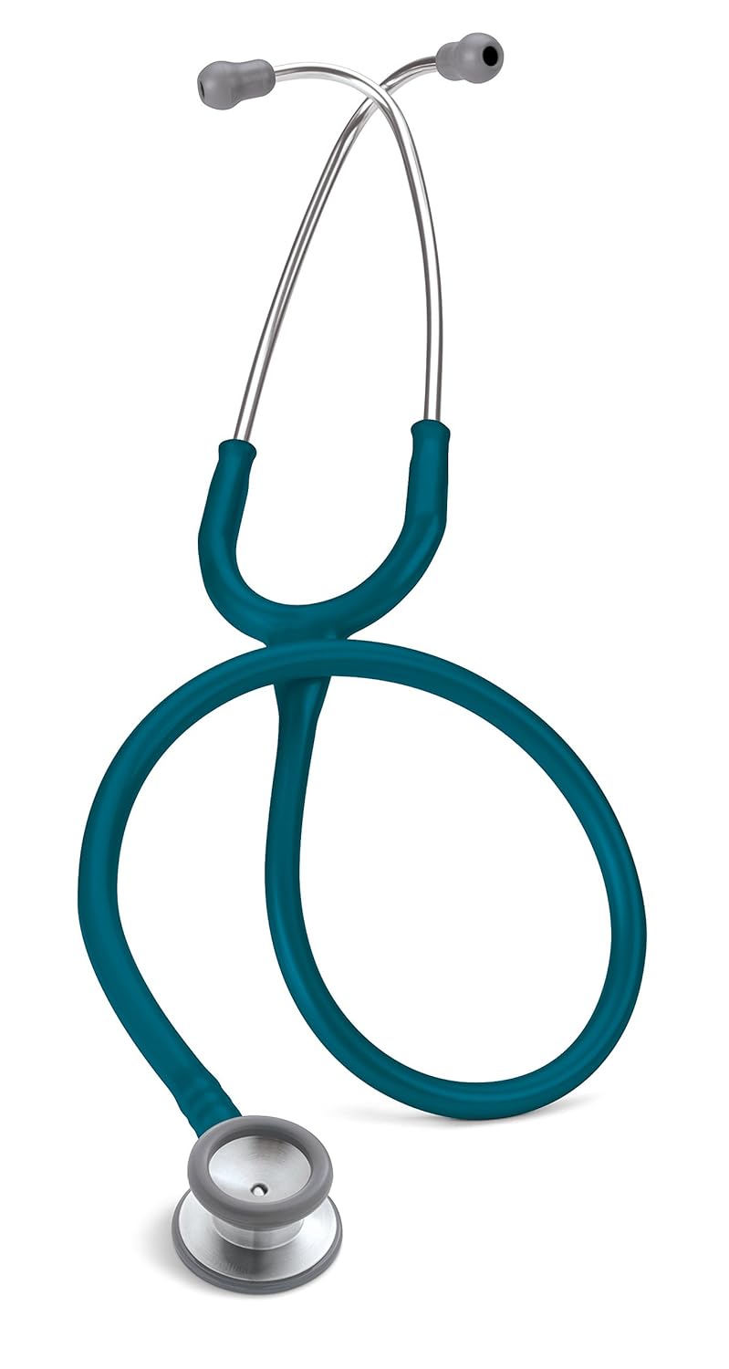 3M Littmann Classic II Paediatric Stethoscope (2119) - Stainless Steel Chestpiece Caribbean Blue Tube