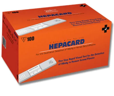 J. Mitra HBsAg Rapid Test Hepacard - Pack of 100