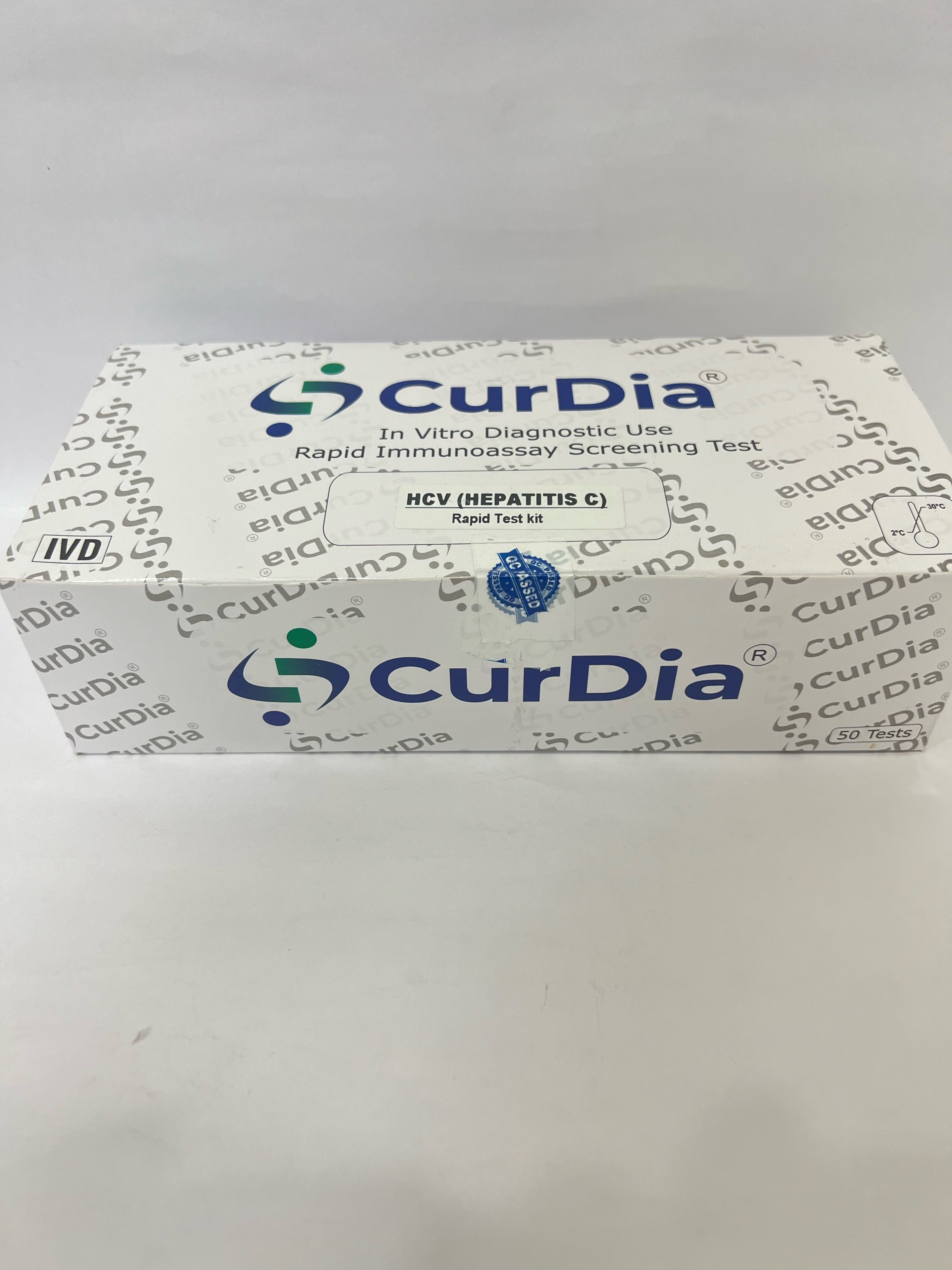 Curdia HCV Rapid Card - Pack of 50 Test (CLPLHCV002)