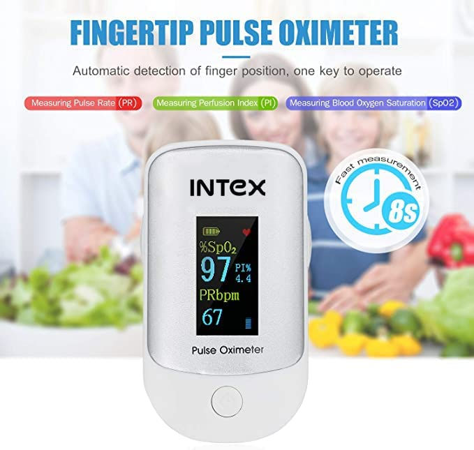 Intex Oxisure IT-OX02 Pulse Oximeter (White)