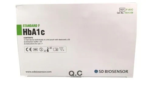 SD Biosensor Standard F HbA1c - Pack of 20 Test (F-A1C)