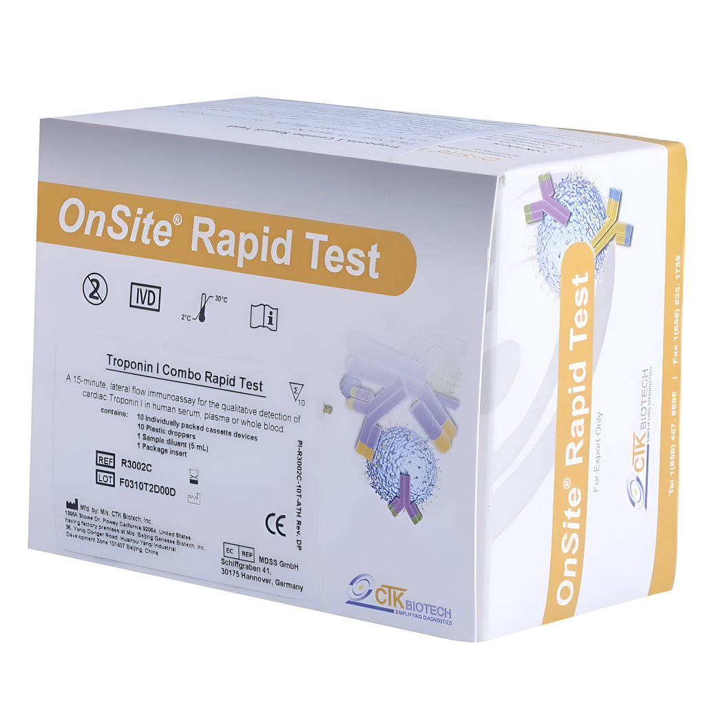 CTK Troponin I Combo Rapid Card - Pack 10 Test (R3002C)