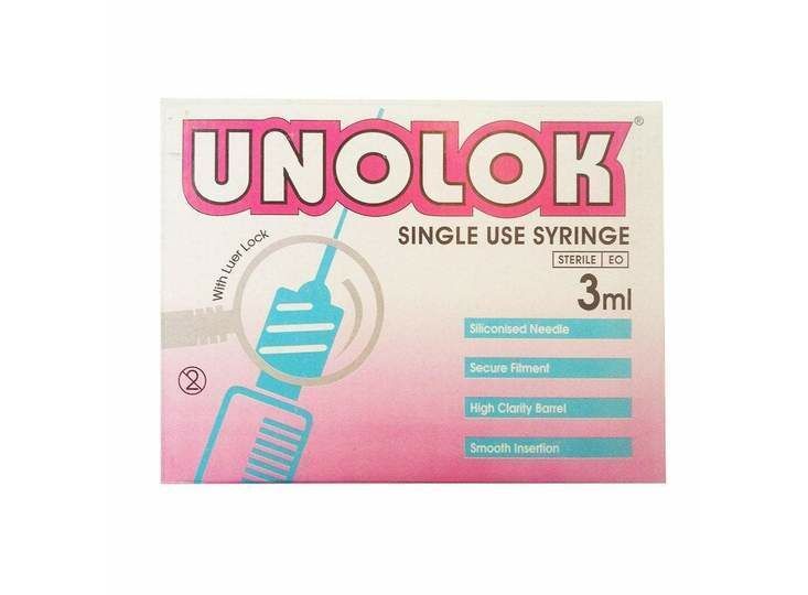 HMD Unolok 10ml Syringe with Needle - 21G X 1.5inch Pack of 50