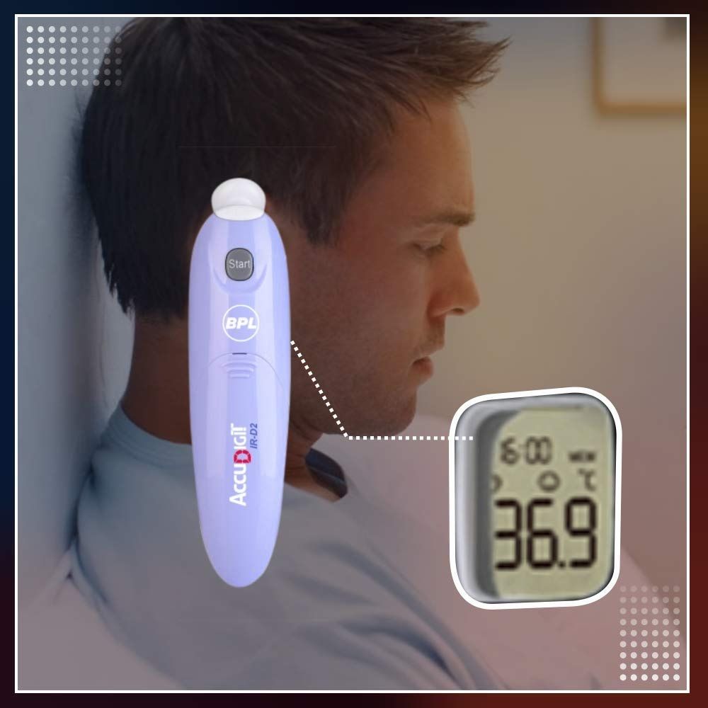 BPL Infrared Thermometer - Accu-Digit Dual Mode (Fore Head + Ear)