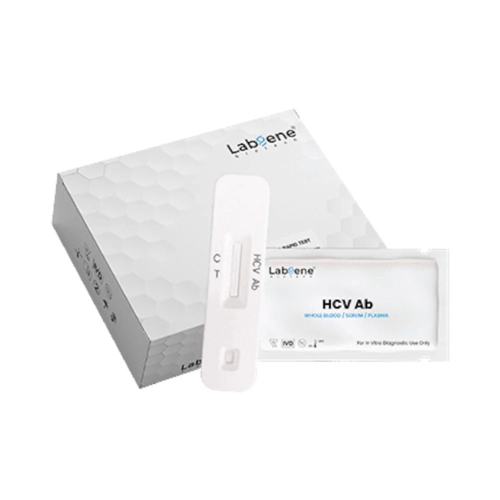5 x  Labgene HCV Ab Rapid Card - Pack of 10 Tests (LG002-10T)