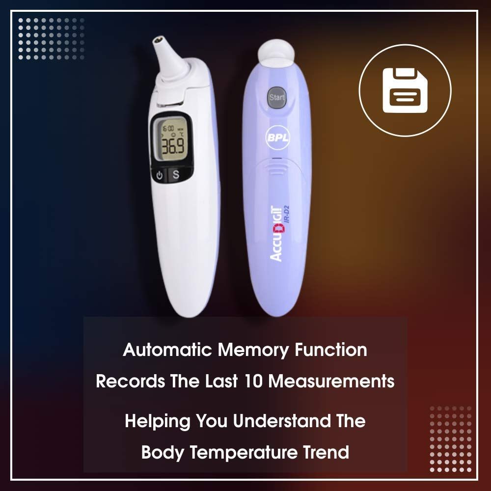 BPL Infrared Thermometer - Accu-Digit Dual Mode (Fore Head + Ear)