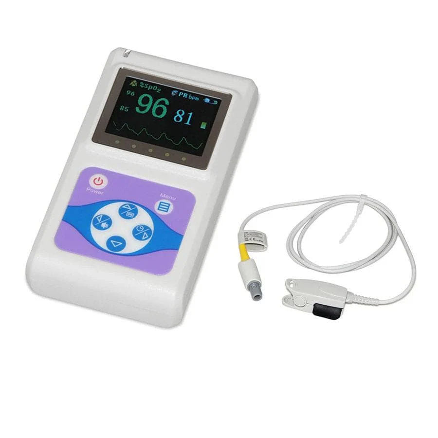 Niscomed Handheld Pulse Oximeter - with 2 AA Battery - Flight 65