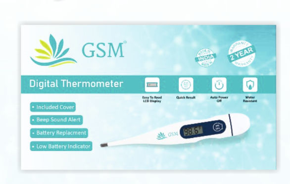 GSM Digital Thermometer - Pack of 10