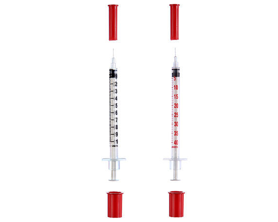 Polymed Insulin Syringe U40 Multi Pack 30G X 8mm Pack of 100 51112