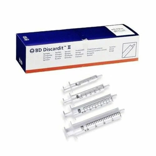 BD Discardit II 2ml Syringe Without Needle Pack of 100