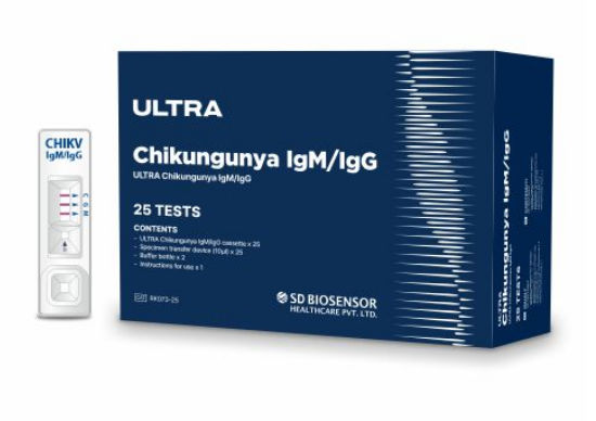 SD Biosensor Ultra Chikungunya IgM/IgG Rapid Card - Pack of 20 Test (RK128-20)