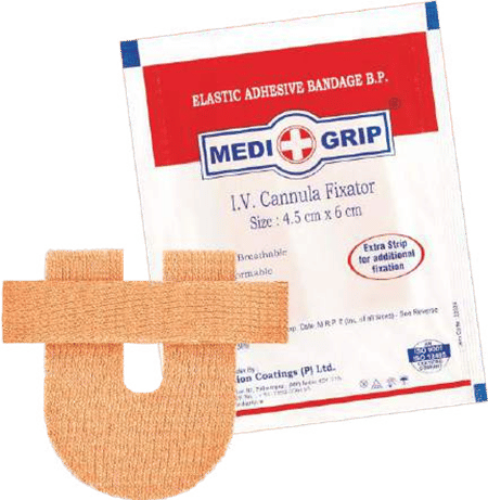 Medigrip Elastic Adhesive Bandage BP (IV Cannula Fixator) - 4.5 cm x 6 cm IVEAB3000 Pack of 100