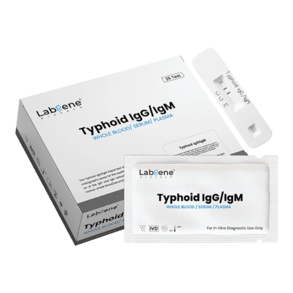 Labgene Typhoid IgG/IgM Rapid Card - Pack of 25 Tests (LG016-25T)