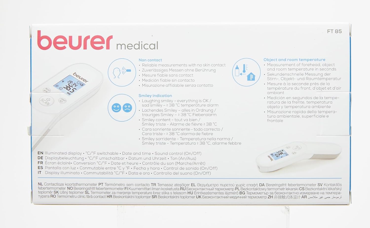 Beurer Infrared Thermometer - (FT 85)
