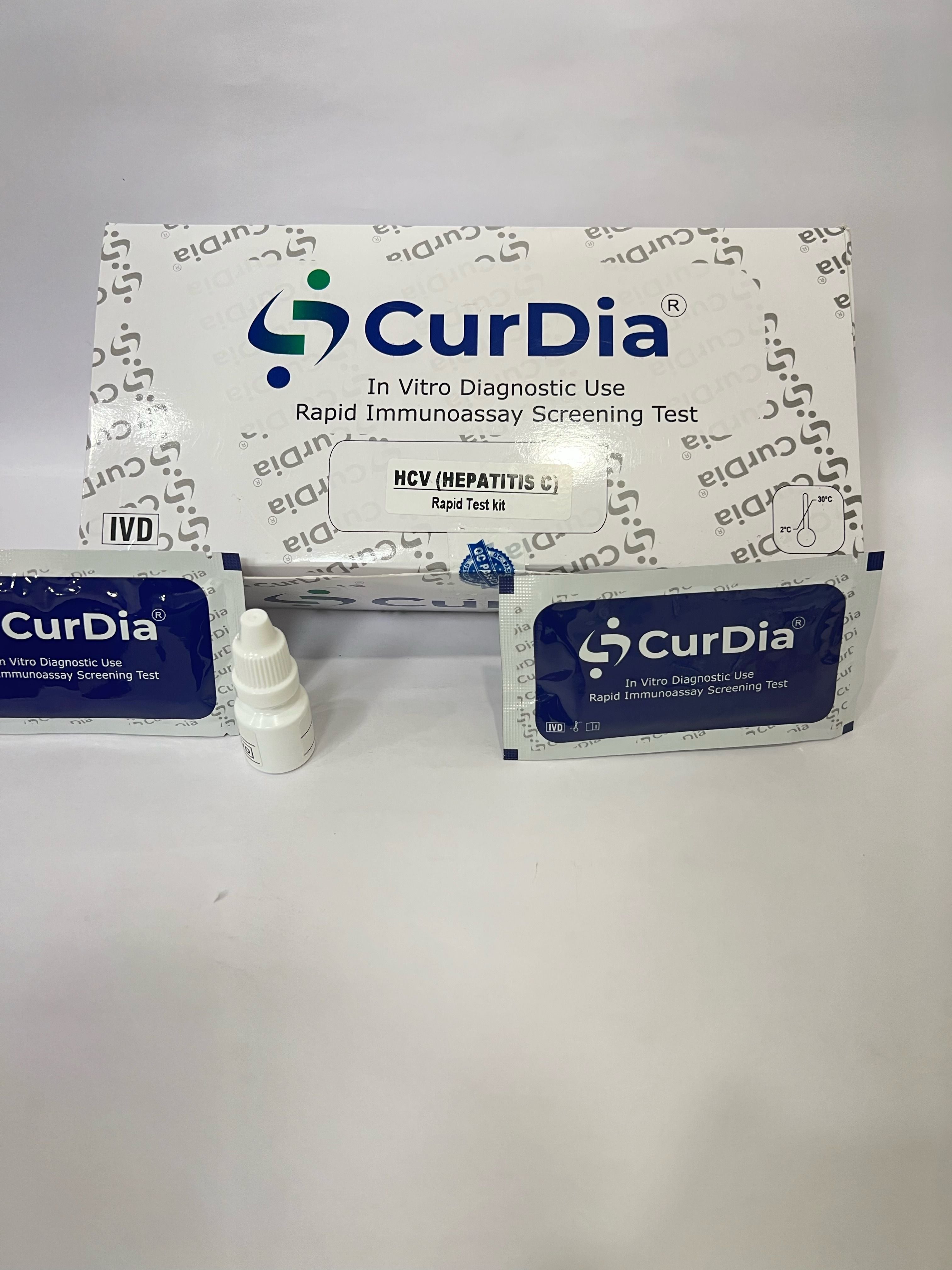 Curdia HCV Rapid Card - Pack of 50 Test (CLPLHCV002)