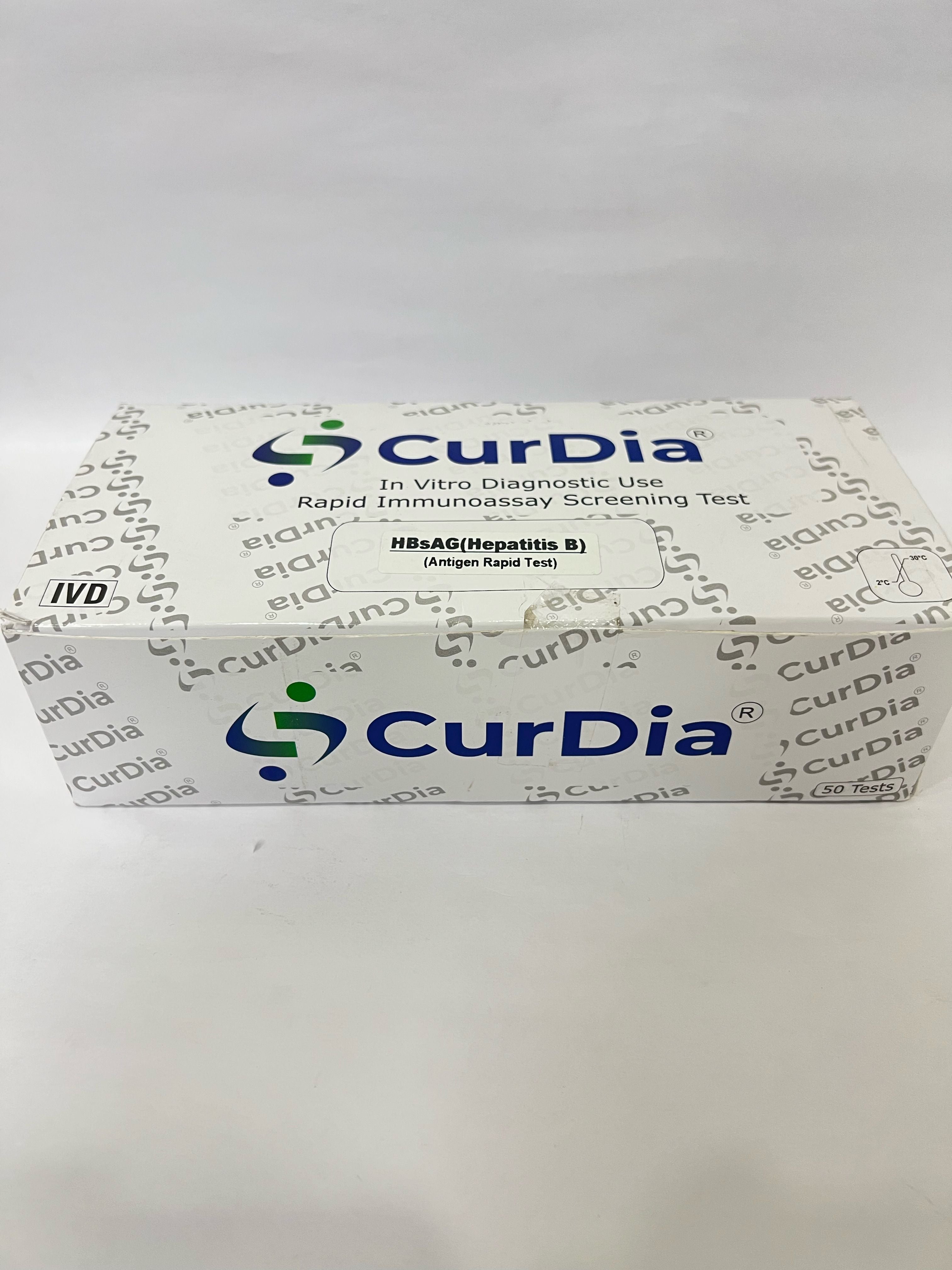 Curdia HBsAG Rapid Card - Pack of 50 Test (CLPLHBSAG001)