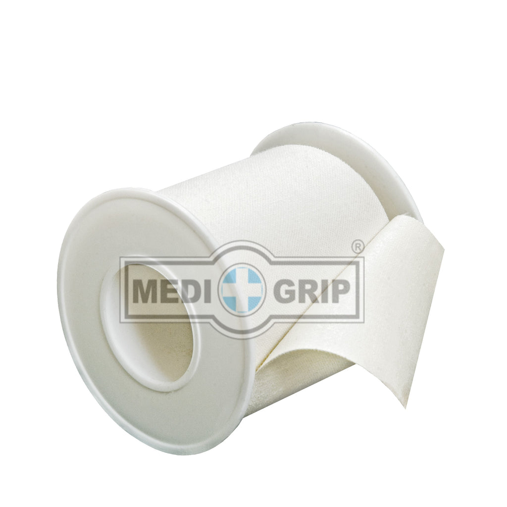 Medigrip Adhesive Tape (Zinc Oxide Fabric Tape) U.S.P. - 2.5cm x 1meter AT101 Pack of 40
