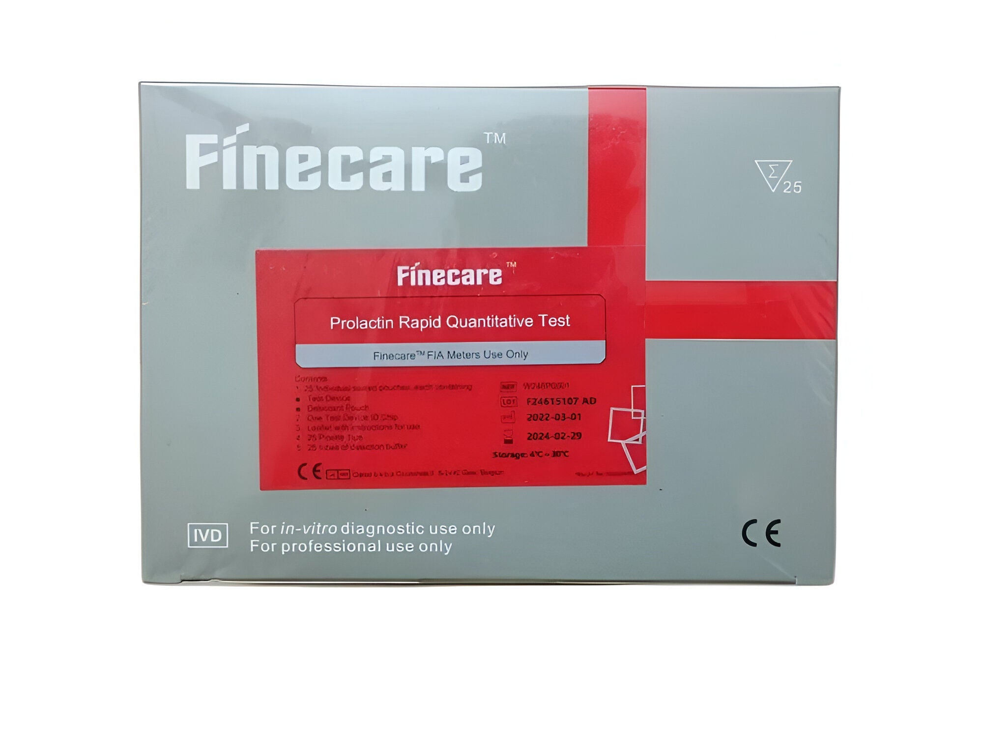 Finecare Prolactin - Pack of 25 Test (W246)