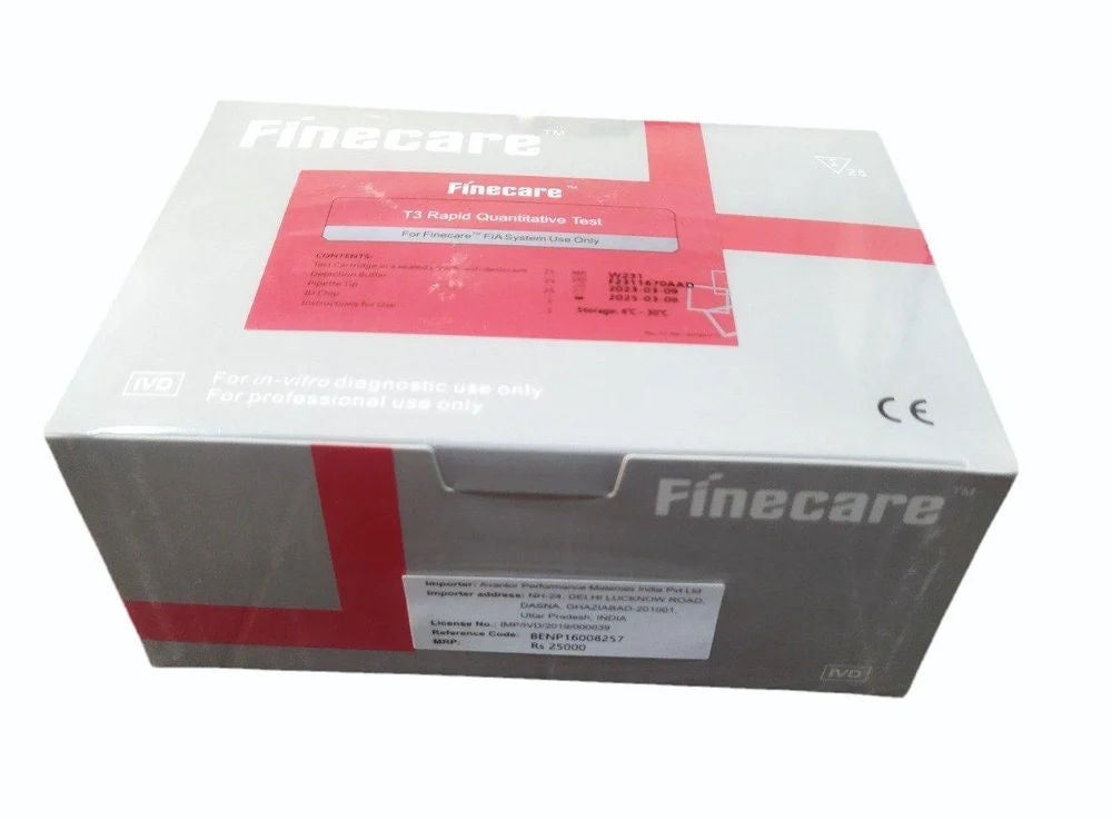 Finecare Thyroid Function Rapid Quantitative Test - T3 Pack of 25 Tests
