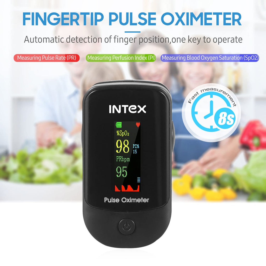 Intex Oxisure IT-OX02 Pulse Oximeter (Black)