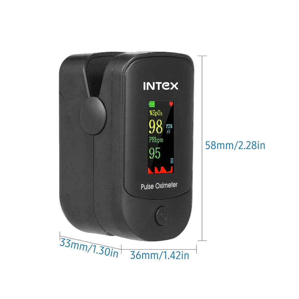 Intex Oxisure IT-OX02 Pulse Oximeter (Black)