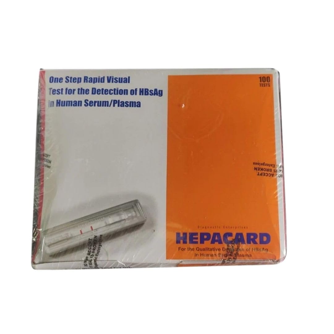 J. Mitra HBsAg Rapid Test Hepacard - Pack of 100