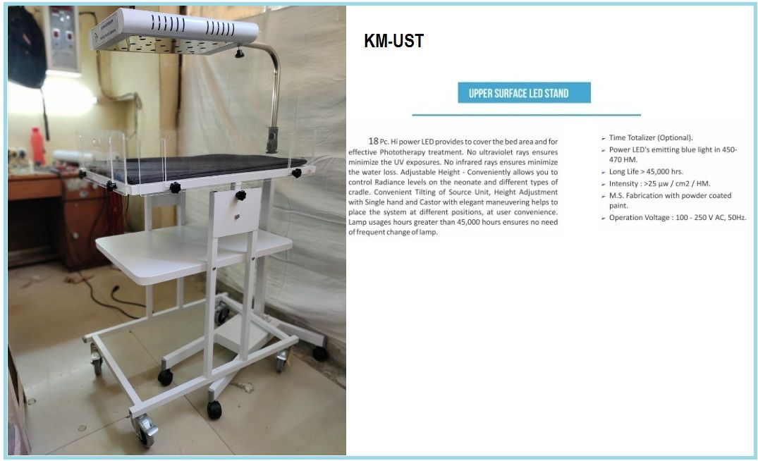 Korrida Upper Surface Phototherapy Unit with Trolley (KM-UST)