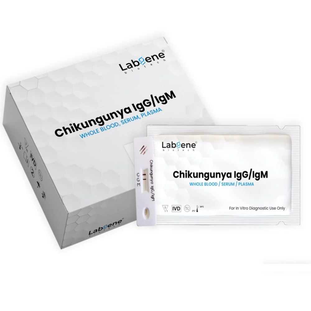 Labgene Chikungunya IgG/IgM Rapid Card - Pack of 10 Test (LG013-10T)