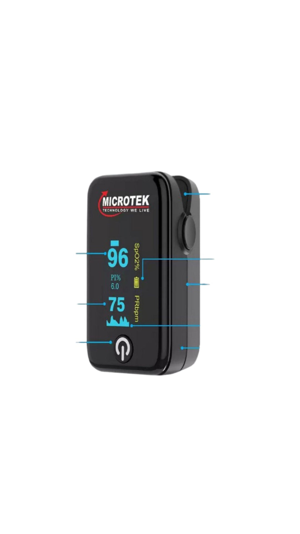 Microtek Fingertip Pulse oximeter
