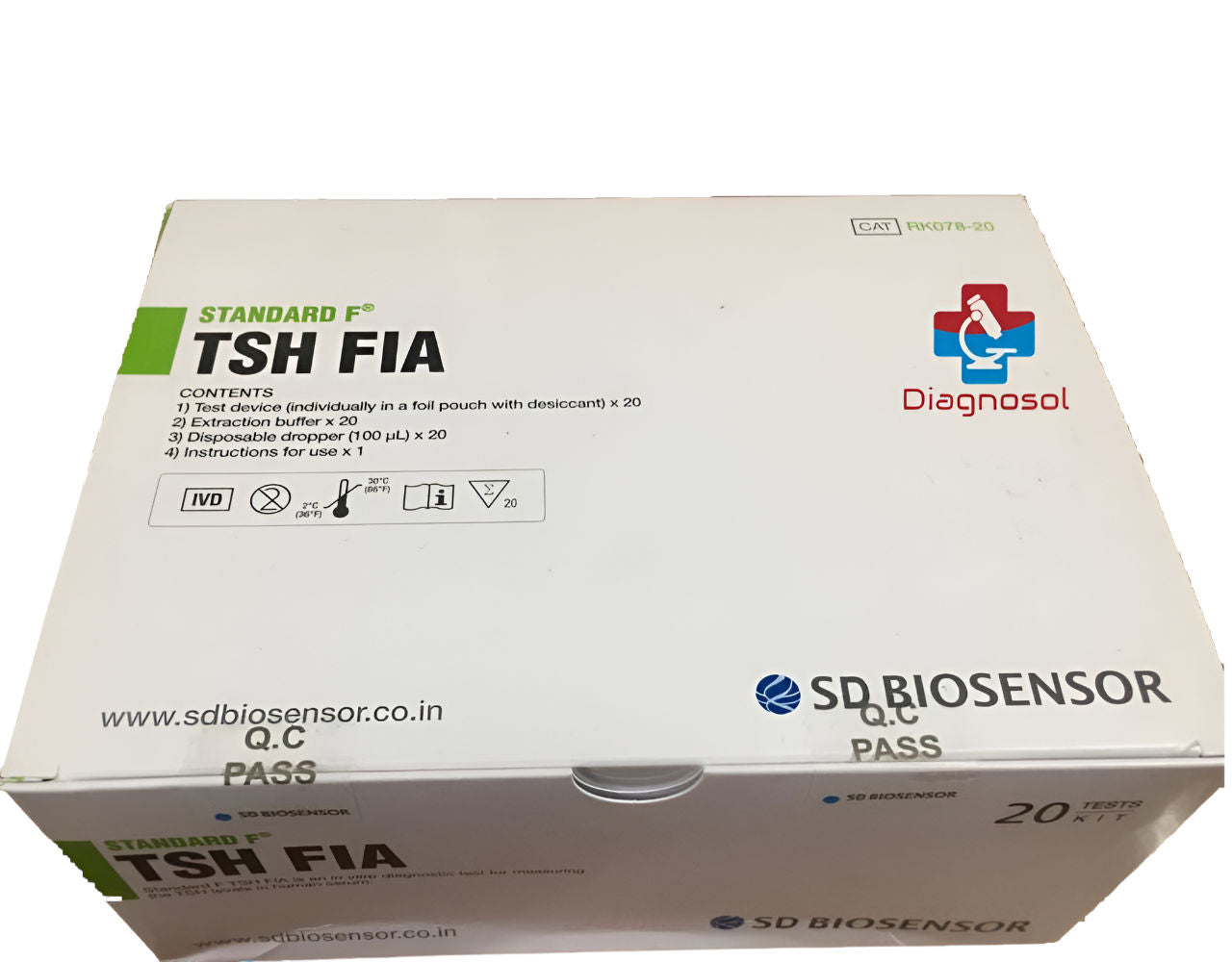 SD Biosensor Standard F TSH - Pack of 20 Test