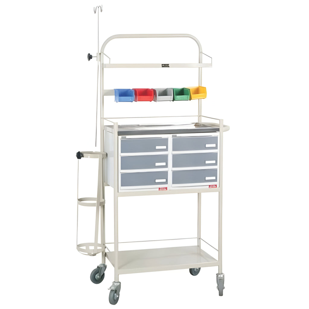 Shriyan Crash Cart With Abs Drawers 6044